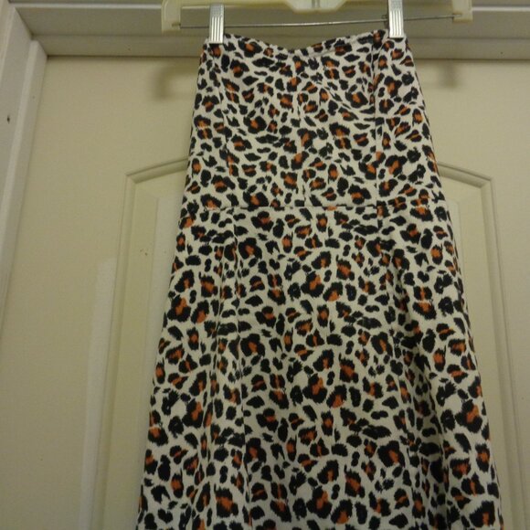 CHEETAH ANIMAL GRRRR GIRL COTTON STRAPLESS DRESS BY VOLCOM SIZE 7 - Picture 8 of 8